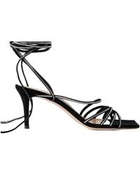 Gianvito Rossi - Square Toe High Heel Sandals - Lyst
