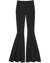 Saint Laurent - Low-Waisted Flared Trousers - Lyst