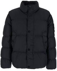 Stone Island - Logo Patch Bomber Jacket - Lyst