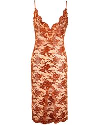 Saint Laurent - Spaghetti-Strap Dress - Lyst