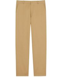 Saint Laurent - Cotton Straight Chinos - Lyst