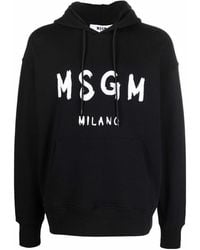MSGM - Logo Print Sweatshirt - Lyst