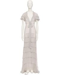 Valentino - V-Neck Dress - Lyst