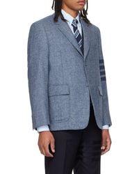 Thom Browne - Stripe-Detailed Single-Breasted Tailored Blazer - Lyst