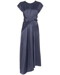 Victoria Beckham - Aria Twisted Midi Dress - Lyst