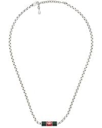 Gucci - Necklace With Web Detail - Lyst