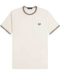 Fred Perry - Simple Logo T-Shirt - Lyst