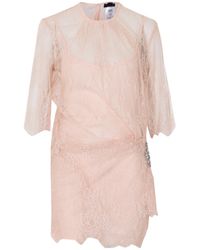 Liu Jo - Laced Mini Dress - Lyst