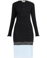 Coperni - Lace-Trim Midi Dress - Lyst