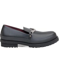 Stella McCartney - Chain Detailed Slip-On Loafers - Lyst