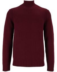 Ballantyne - Ribbed Turtleneck Knitted Jumper - Lyst