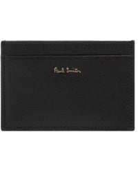 Paul Smith - Logo Embossed Striped Cardholder - Lyst