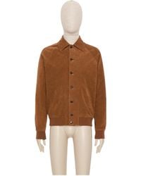 Valentino - Button-Up Long-Sleeved Bomber Jacket - Lyst