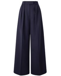 Anine Bing - Pleated Palazzo Trousers - Lyst