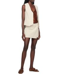 STAUD - Tour Wrap Miniskirt - Lyst