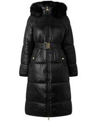 Barbour - Saskia Long Puffer Jacket - Lyst