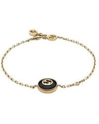 Gucci - Interlocking 18K Chain Bracelet - Lyst