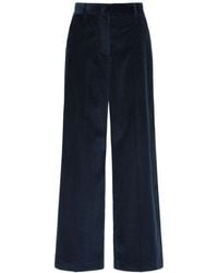 Weekend by Maxmara - Cotton Velvet Trousers - Lyst