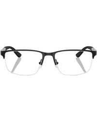 Emporio Armani - Rectangular Frame Glasses - Lyst