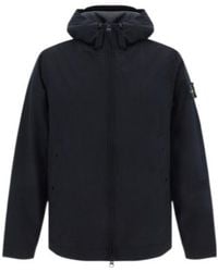 Stone Island - Zip-Up Hooded Jacket - Lyst