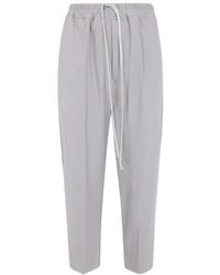 Rick Owens - Drawstring Cropped Trousers - Lyst