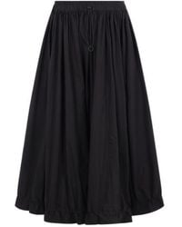 Yohji Yamamoto - Gathered Midi Skirt - Lyst