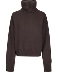 Extreme Cashmere - Crop Xtra Turtleneck Knitted Sweater - Lyst