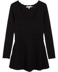 LoveShackFancy - Long-Sleeve Mini Dress - Lyst