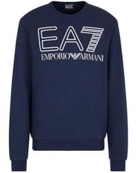 EA7 - Round-Neck Sweater - Lyst