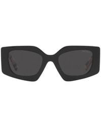 Prada - Eyewear Symbole Geometric Frame Sunglasses - Lyst