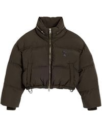 Ami Paris - Zipped Puffer Jacket - Lyst