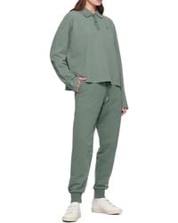 Ami Paris - Ami De Coeur Long-Sleeved Polo Shirt - Lyst