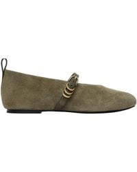 Rag & Bone - Spire Suede Mary Jane Flats - Lyst