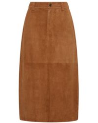 Marella - Slit-Detail Skirt - Lyst
