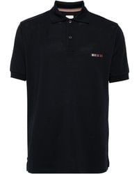 Paul Smith - Stripe-Detailing Cotton Polo Shirt - Lyst