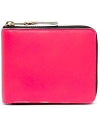 Comme des Garçons - Comme Des Garçons Wallet Fluorescent Zip-Around Wallet - Lyst