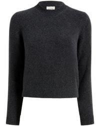 KHAITE - Cropped Ribbed Knitted Sweater - Lyst