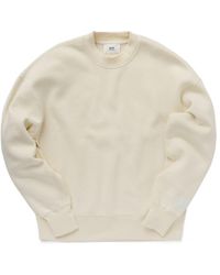 Ami Paris - Logo Patch Crewneck Sweatshirt - Lyst
