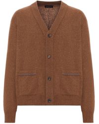 Roberto Collina - Wool Buttoned Cardigan - Lyst