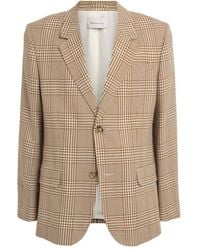Ami Paris - Ami Checked Single-Breasted Blazer - Lyst