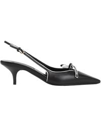 Miu Miu - Pointed-Toe Slingback Pumps - Lyst