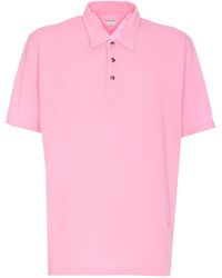 Bottega Veneta - Fine Jersey Polo Shirt - Lyst