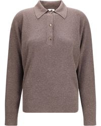 Calvin Klein - Ribbed Polo Knitted Sweater - Lyst