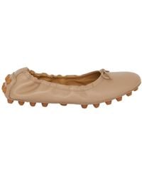 Tod's - Gommino Bow-Detailed Ballerina Shoes - Lyst