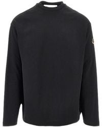 Moncler - K2 Print Long Sleeve Cotton T-Shirt - Lyst