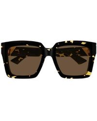 Bottega Veneta - Eyewear Rectangle Frame Sunglasses - Lyst