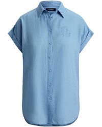 Ralph Lauren - Short Sleeve Plain Shirt - Lyst