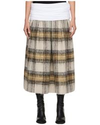 STEFAN COOKE - Elastic Waist Midi Skirt - Lyst