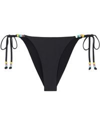 STAUD - Sisley Bead-Embellished Bikini Briefs - Lyst