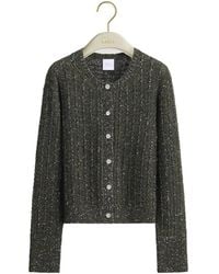 Dior - Christian Sequinned Tweed Embroidered Cardigan - Lyst